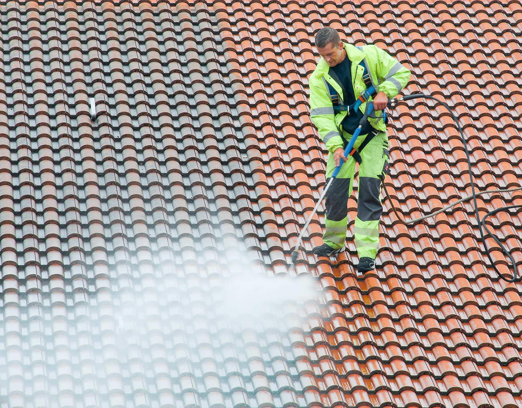 Dachreinigung und Imprägnierung